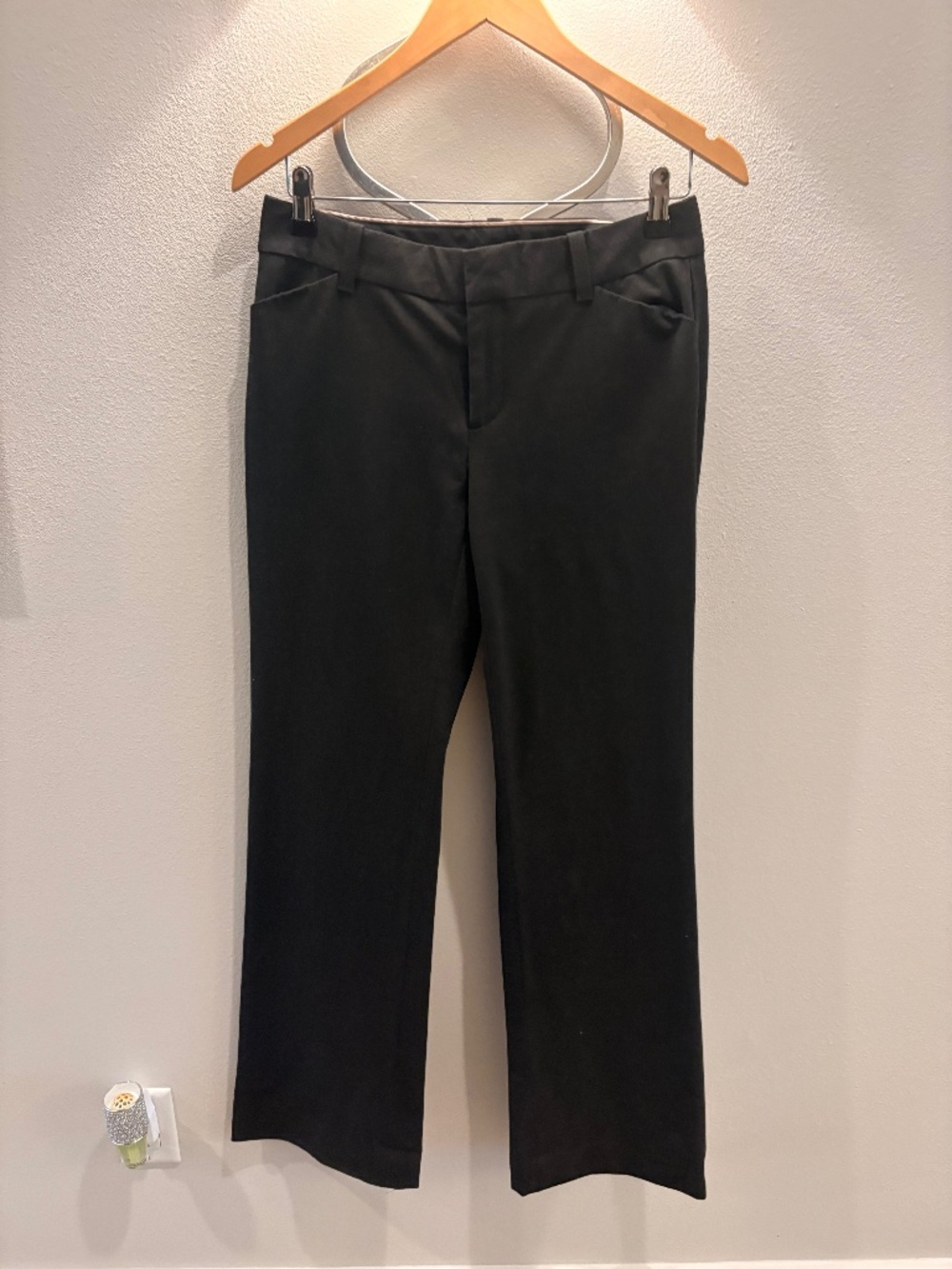 Gap Curvy Black Stretch Dress Pants (6 Long)